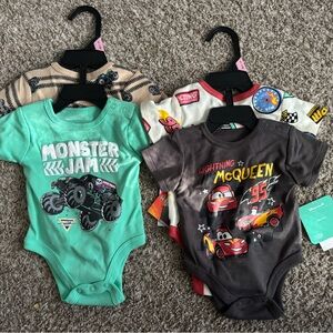 Disney Kids Bodysuits - Green and Black